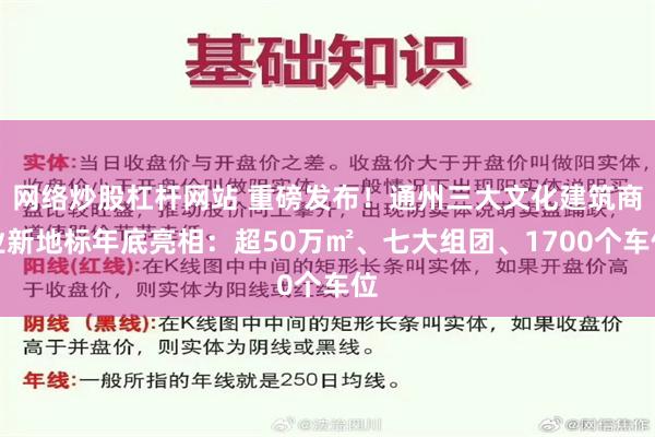 网络炒股杠杆网站 重磅发布！通州三大文化建筑商业新地标年底亮相：超50万㎡、七大组团、1700个车位