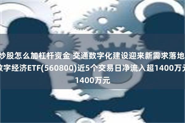 炒股怎么加杠杆资金 交通数字化建设迎来新需求落地 数字经济ETF(560800)近5个交易日净流入超