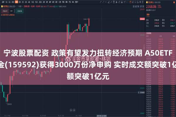 宁波股票配资 政策有望发力扭转经济预期 A50ETF基金(159592)获得3000万份净申购 实时