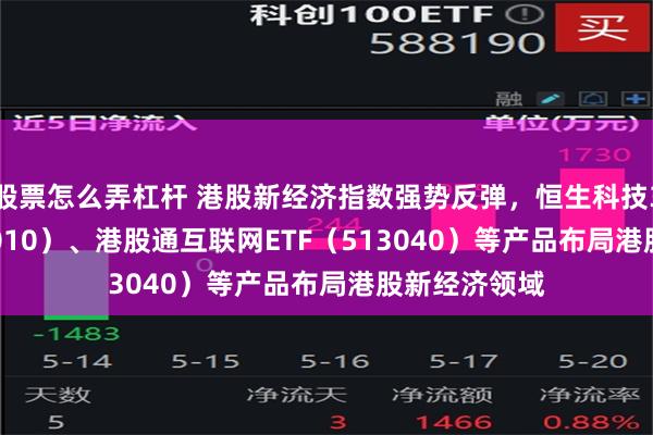 股票怎么弄杠杆 港股新经济指数强势反弹，恒生科技30ETF（513010）、港股通互联网ETF（513040）等产品布局港股新经济领域