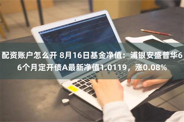 配资账户怎么开 8月16日基金净值：浦银安盛普华66个月定开债A最新净值1.0119，涨0.08%