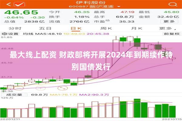 最大线上配资 财政部将开展2024年到期续作特别国债发行