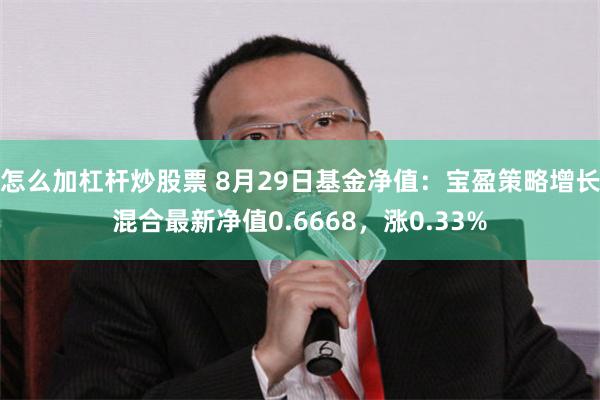 怎么加杠杆炒股票 8月29日基金净值：宝盈策略增长混合最新净值0.6668，涨0.33%