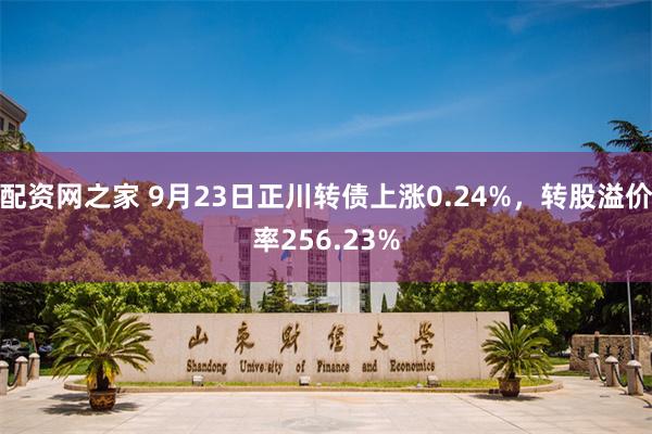 配资网之家 9月23日正川转债上涨0.24%，转股溢价率256.23%