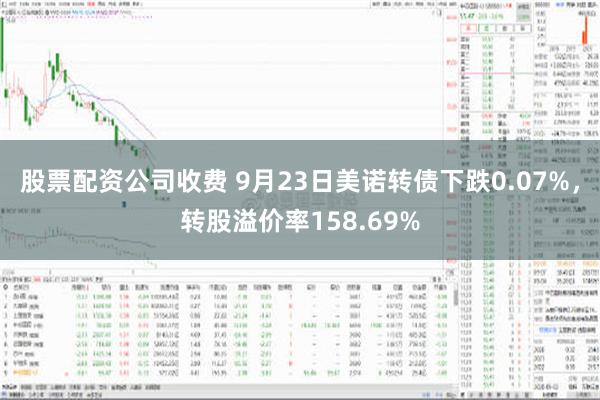 股票配资公司收费 9月23日美诺转债下跌0.07%，转股溢价率158.69%