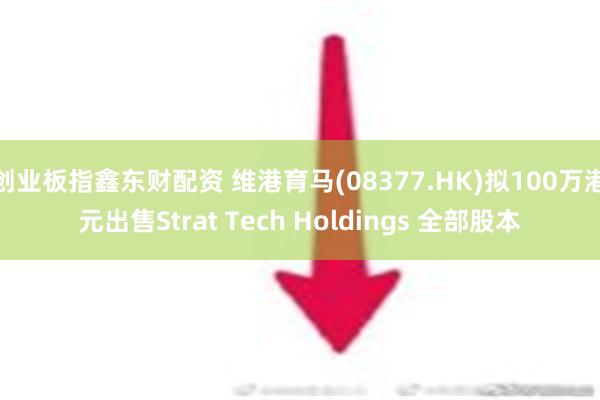 创业板指鑫东财配资 维港育马(08377.HK)拟100万港元出售Strat Tech Holdings 全部股本