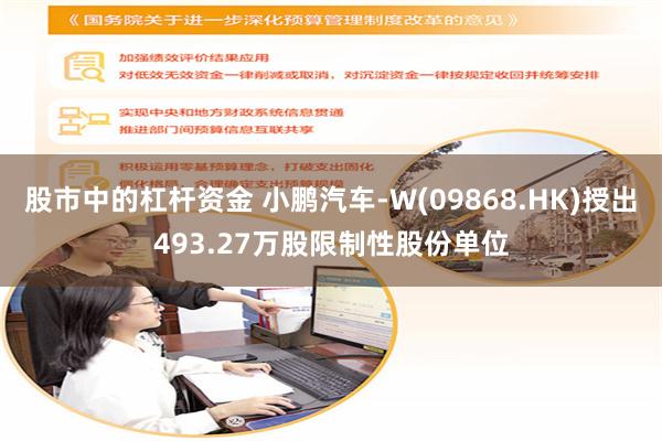 股市中的杠杆资金 小鹏汽车-W(09868.HK)授出493.27万股限制性股份单位